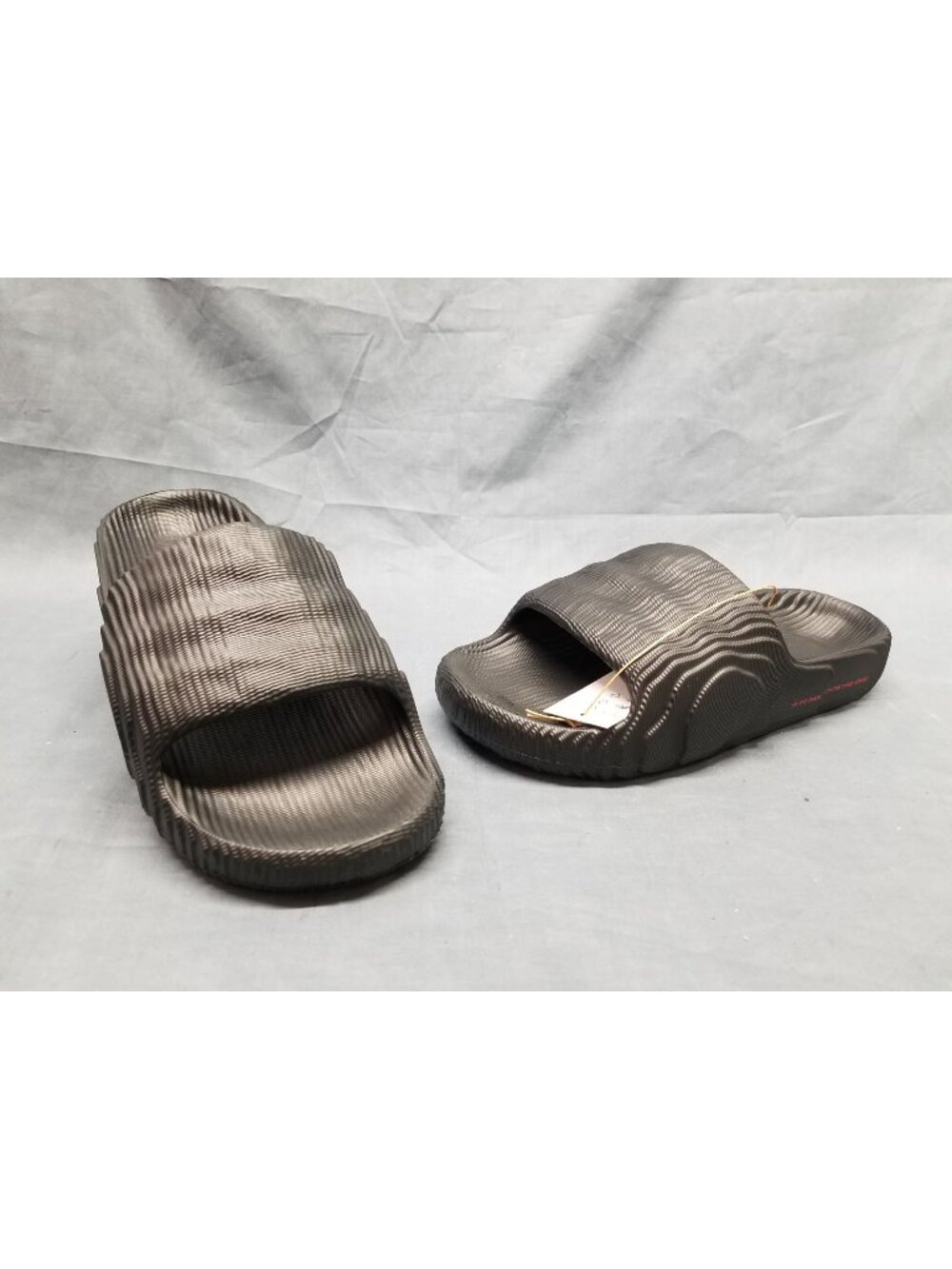 Adidas Adilette 22 Slides Slip On Synthetic Black Men's Size 8 NEW WITH TAGS!